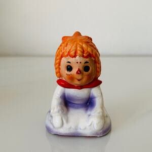 Vintage Raggedy Ann Porcelain Figure